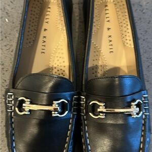 Kelly & Katie Black Horsebit Loafers